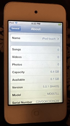 Ipod 4th gen touch - 4th,