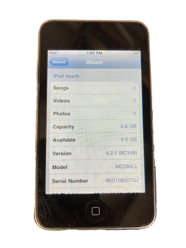 Ipod touch 8gb - -,